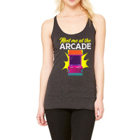 Womens Meet Me At The Arcade Gaming Video Game Player Gamer V Neck T S Racerback Tank | Artistshot