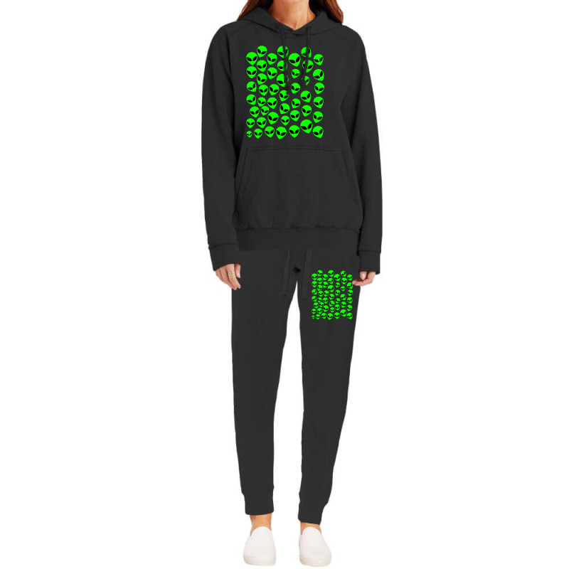 Tiny Green Alien Hoodie & Jogger Set | Artistshot