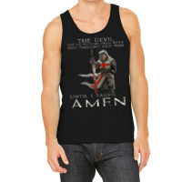 The Crusader The Devil Saw Me Knight Templar Tank Top | Artistshot