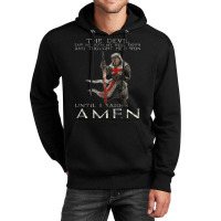 The Crusader The Devil Saw Me Knight Templar Unisex Hoodie | Artistshot