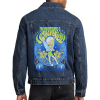 Peter Pan Tinker Bell Seventies Retro Poster Men Denim Jacket | Artistshot