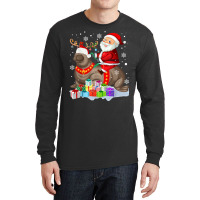 Sea Lion Xmas Matching Funny Santa Riding Sea Lion Christmas T Shirt Long Sleeve Shirts | Artistshot