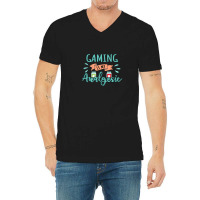 Gaming Is My Analgesic Design Quote V-neck Tee | Artistshot