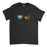 Joust Face-off (distressed) Classic T-shirt | Artistshot