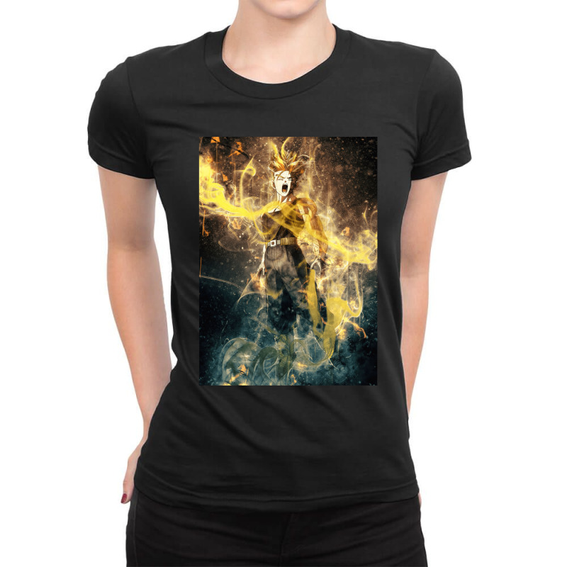 Trunks Three Gift Boyfriend Ladies Fitted T-Shirt by KenyaGaines | Artistshot