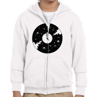 Spacetime Tune Youth Zipper Hoodie | Artistshot