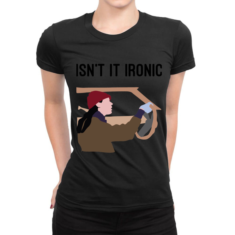 Ironic Ladies Fitted T-Shirt by TIMOTHYLAVINE | Artistshot