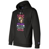 Knee Replacement Bionic Grandma After Surgery Gift Champion Hoodie | Artistshot