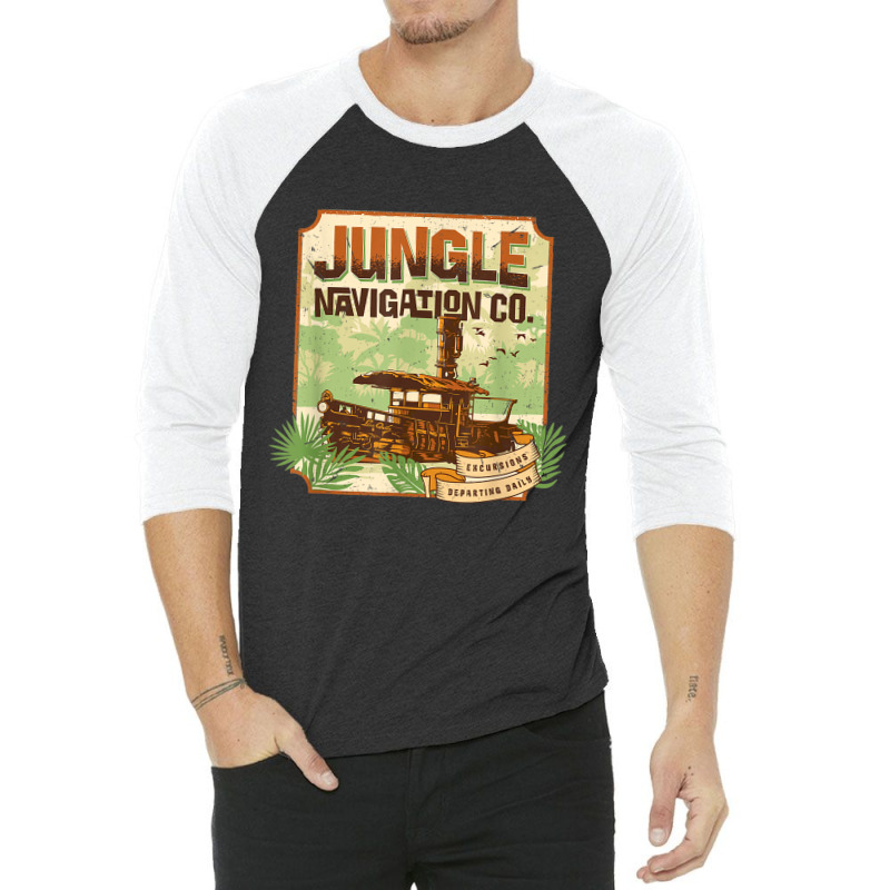 Jungle Cruise Excursions Departing Daily 3/4 Sleeve Shirt | Artistshot