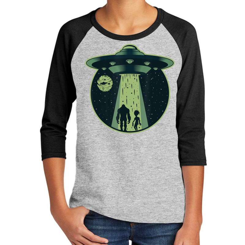 Abduction Aliens 51 Ufo Et Universe Astronaut Sci Fi Youth 3/4 Sleeve by doboc | Artistshot