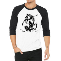 Majin Vegeta Black 3/4 Sleeve Shirt | Artistshot