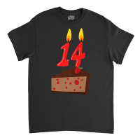 Fourteen (14th) Birthday Cake Outfit For Boys And Girls Premium T Shir Classic T-shirt | Artistshot