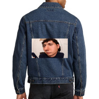 Kurtis Conner Reaction Photo Men Denim Jacket | Artistshot