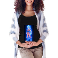 Ultra Instinct Goku Dragonball Super Power Friend Maternity Scoop Neck T-shirt | Artistshot