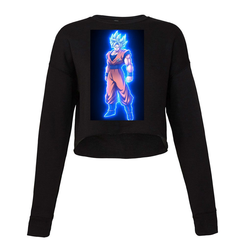 Ultra Instinct Goku Dragonball Super Power Friend Cropped Sweater by KenyaGaines | Artistshot