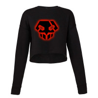 Black Neon Shinigami Badge Cropped Sweater | Artistshot