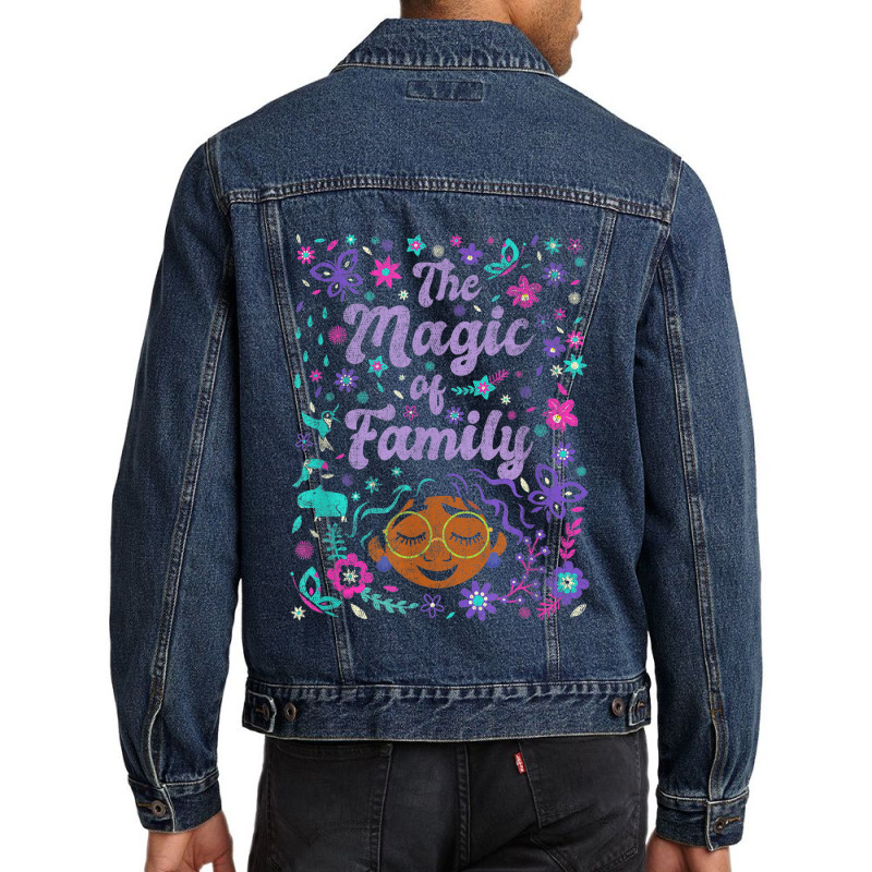 Encanto Mirabel The Magic Of Family Floral Portrait Men Denim Jacket | Artistshot