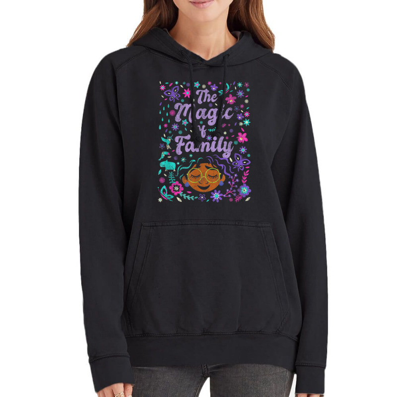 Encanto Mirabel The Magic Of Family Floral Portrait Vintage Hoodie | Artistshot