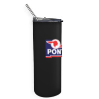 Retro Pontiac Classic Car Dealership Sign Skinny Tumbler | Artistshot