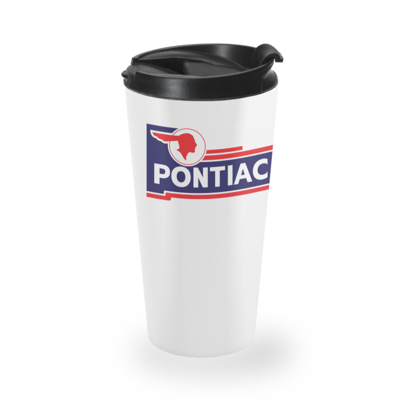 Retro Pontiac Classic Car Dealership Sign Travel Mug | Artistshot