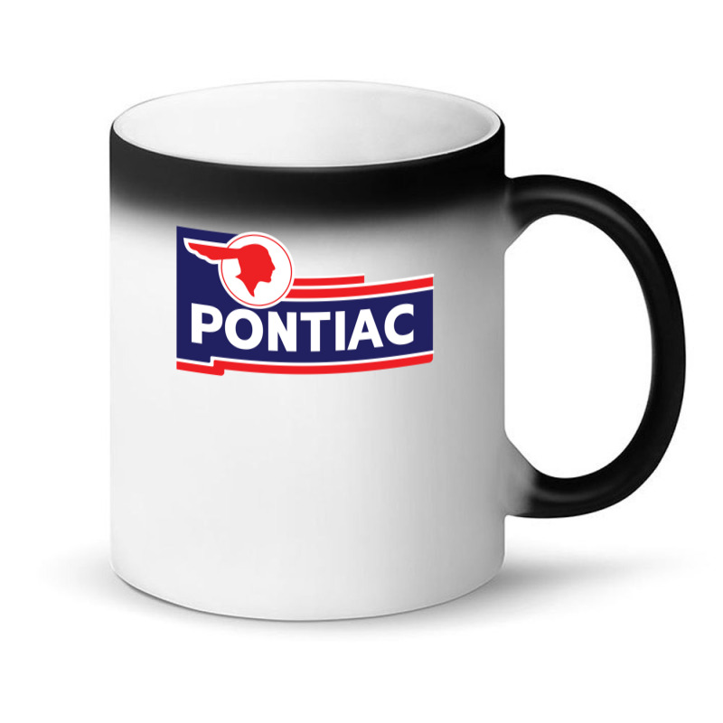 Retro Pontiac Classic Car Dealership Sign Magic Mug | Artistshot