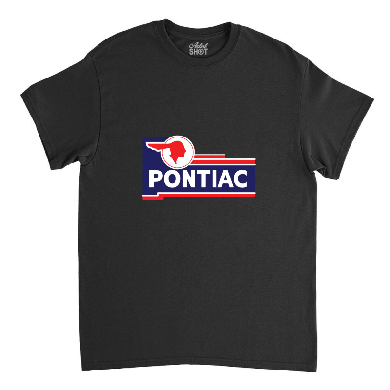 Retro Pontiac Classic Car Dealership Sign Classic T-shirt | Artistshot