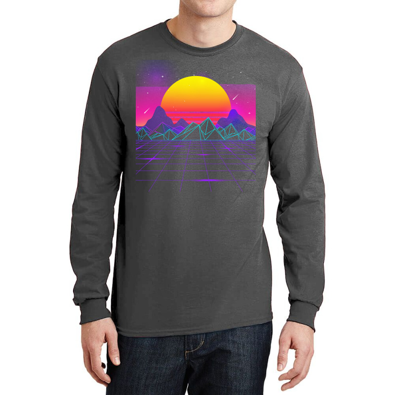 Vaporwave , Sunset Summer Tee , Synthwave T-shirt , Retro