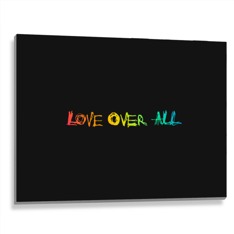 Love Over All Metal Print Horizontal | Artistshot