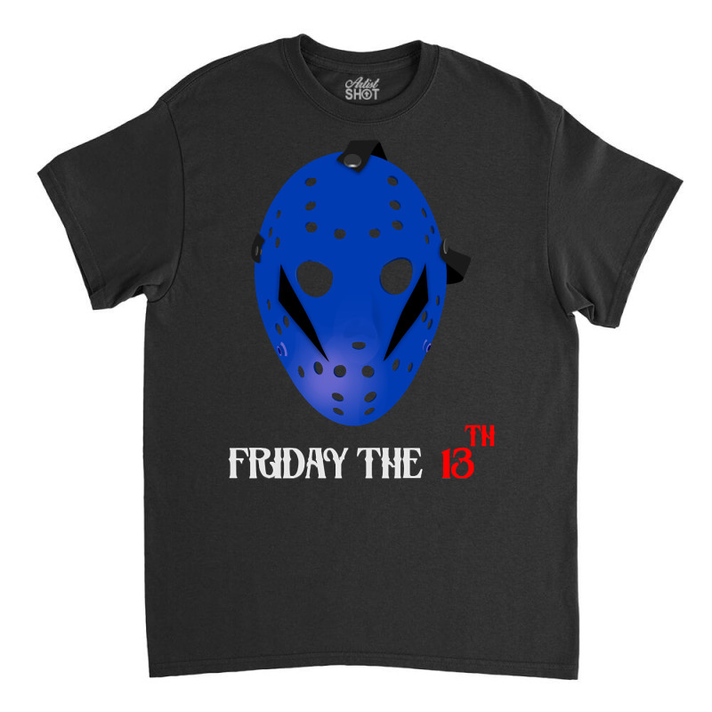 Blue Jason Mask Classic T-shirt by Belton Fitts | Artistshot