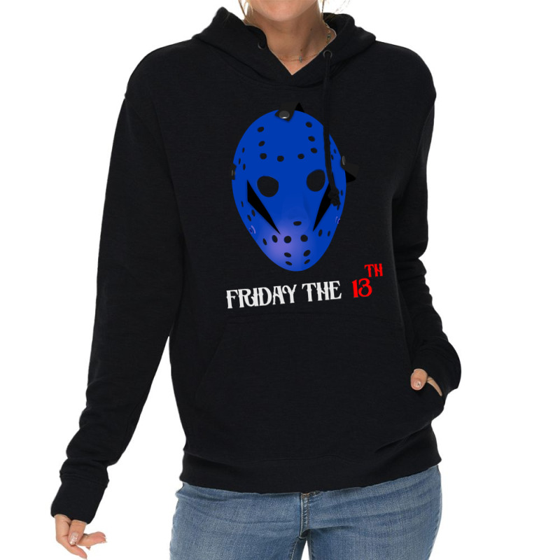 Blue Jason Mask Lightweight Hoodie by Belton Fitts | Artistshot