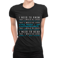 That I Would Be Good Ladies Fitted T-shirt | Artistshot