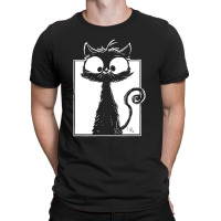 Cute Black Cat T-shirt | Artistshot