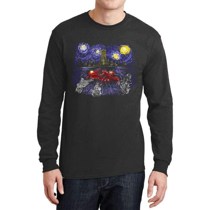 Starry Neo Tokyo Long Sleeve Shirts by laughingtuy | Artistshot