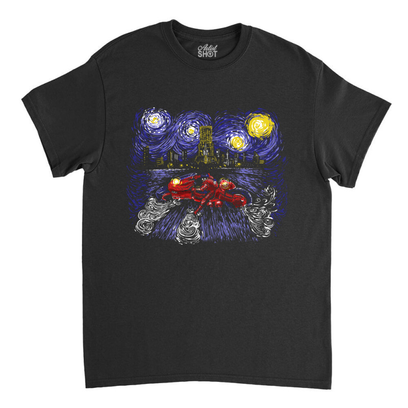 Starry Neo Tokyo Classic T-shirt by laughingtuy | Artistshot