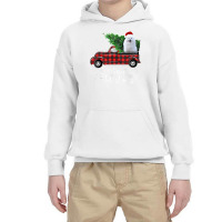 American Eskimo Red Truck Christmas Funny Dog T Shirt Youth Hoodie | Artistshot