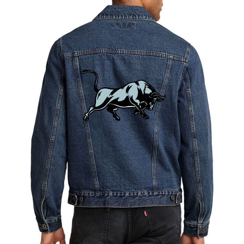 Bull Stock Market Men Denim Jacket | Artistshot