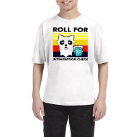 Roll For Intimidation Check Youth Tee | Artistshot