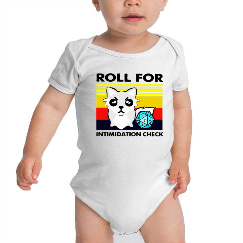 Roll For Intimidation Check Baby Bodysuit by cm-arts | Artistshot