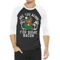 Lion & King Timon Achin_ Bacon Graphic 3/4 Sleeve Shirt | Artistshot