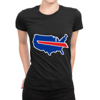 Buffalo America's Team Ladies Fitted T-shirt | Artistshot