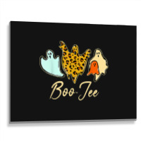 Boo Jee Leopard Halloween Metal Print Horizontal | Artistshot