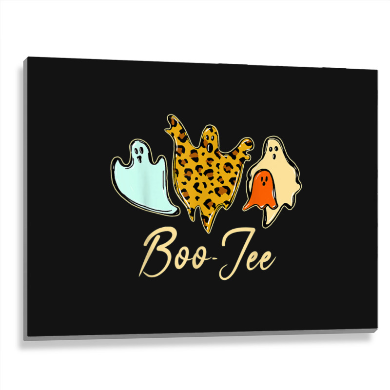 Boo Jee Leopard Halloween Metal Print Horizontal | Artistshot