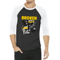 Broken Cassette 3/4 Sleeve Shirt | Artistshot