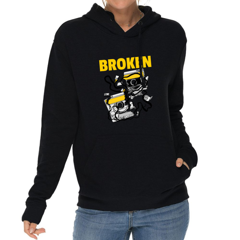 Broken Cassette Lightweight Hoodie | Artistshot