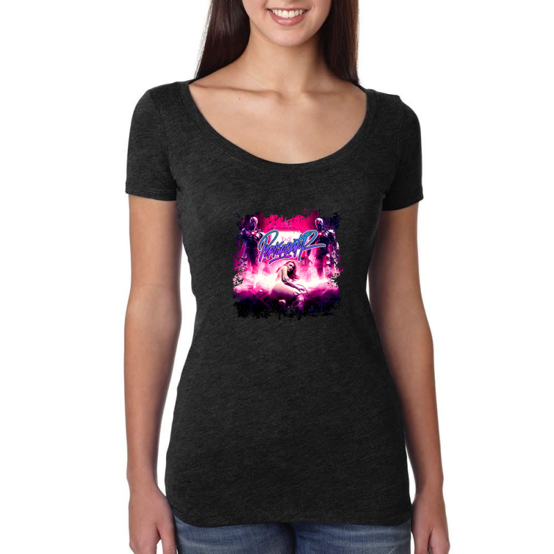 Perturbator (distressed) Women's Triblend Scoop T-shirt by ArikaCastilaw | Artistshot