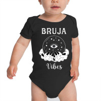 Bruja Vibes Mexican Dia De Muertos Halloween Bruja Baby Bodysuit | Artistshot