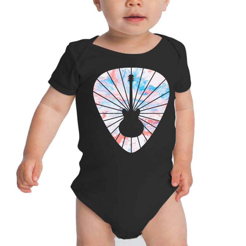 Guitar Pick T  Shirt Guitar Pick Electric Guitar Texture Theme T  Shir Baby Bodysuit | Artistshot