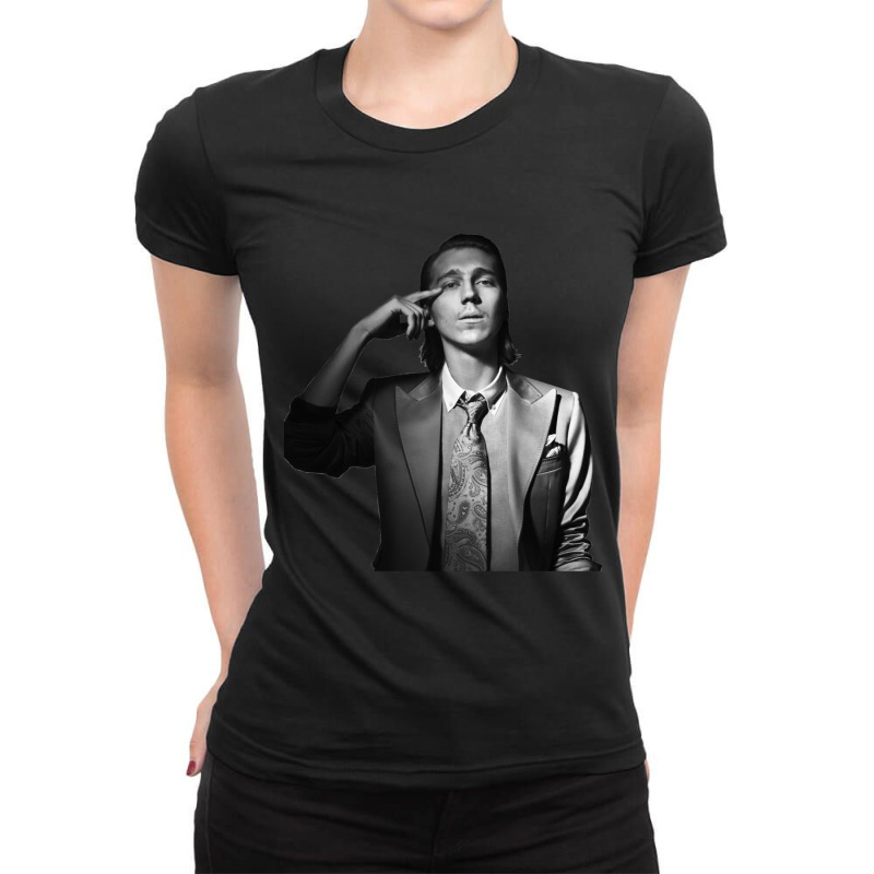 Paul Dano Ladies Fitted T-Shirt by VALERIEBSEIBESS | Artistshot