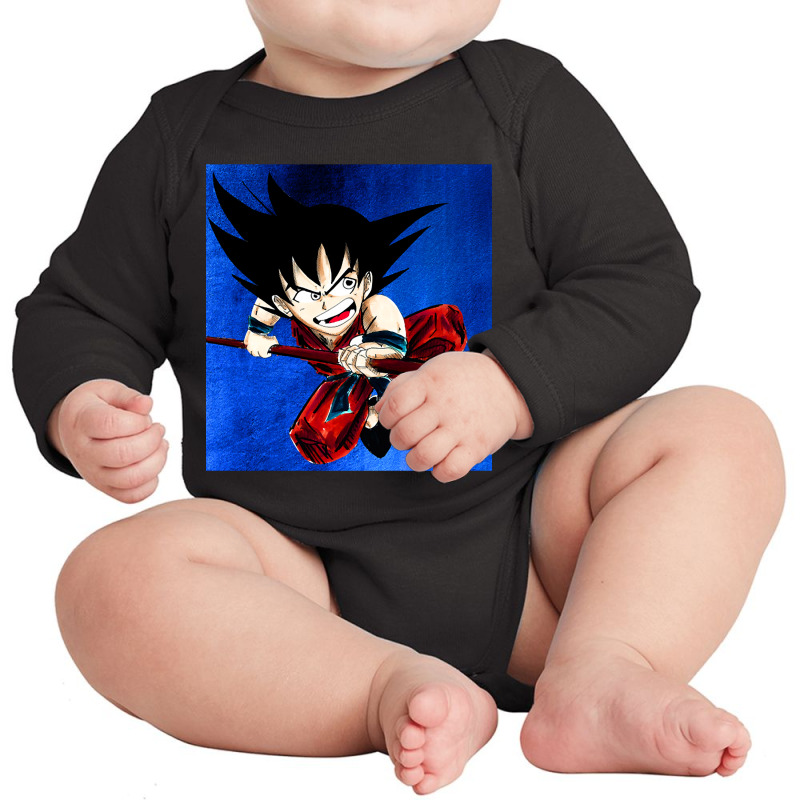 Super Saiyan Dragonball Son Goku Long Sleeve Baby Bodysuit by laughingtuy | Artistshot