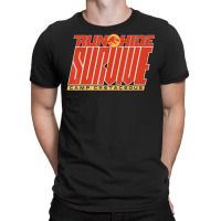 Camp Cretaceous Run Hide Survive T-shirt | Artistshot